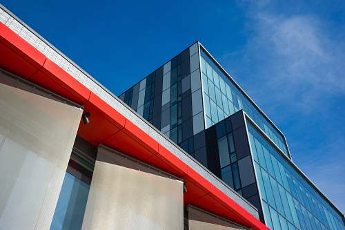 office building architectural photography of building toronto